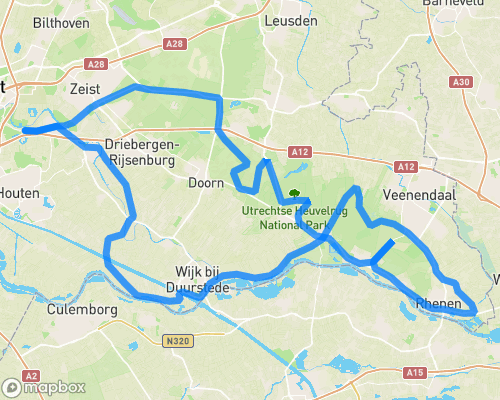 De Amerongse Berg – Ruiterberg-noord Rondje vanuit Bunnik