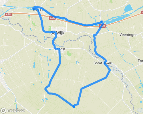 Fietsroute in idyllisch Overijssel